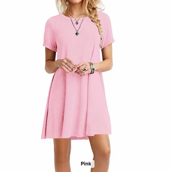 Dresses & Skirts - Chic Pink Mini Dress